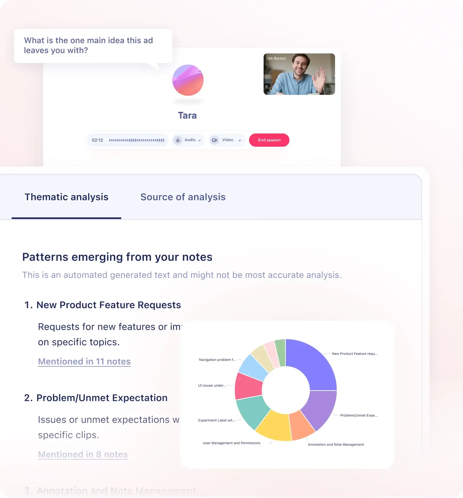 collecting feedback with ai interviewer and understanding it with marvin analysis