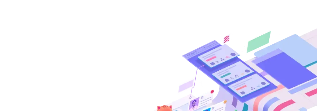 floating dashboards and cards